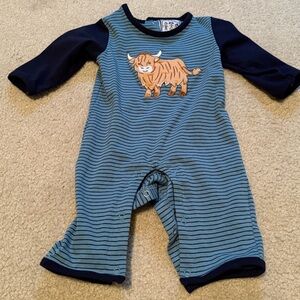 Three Sisters Highland Cow Romper